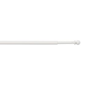 Barre à rideaux extensible à coller 50/80 blanc