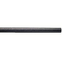 Barre à rideaux métal Colours Loik noir brossé mat Ø28 mm x L.150 cm