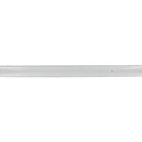 Barre à rideaux métal Colours Quadra blanc brillant Ø28 mm x L.250 cm