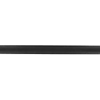 Barre à rideaux métal Colours Quadra noir mat Ø28 mm x L.250 cm