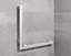 Barre d'appui blanche 90 cm coudée Allibert Loft Game