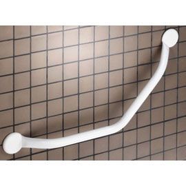 Barre D Appui Coudee En Acier Blanc Godonnier 37 Cm 135 Castorama