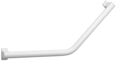 Barre d'appui coudée en aluminium blanc epoxy Godonnier 62,3 cm 135'