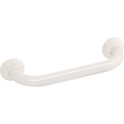 Barre d'appui droite aluminium blanc - 300 mm - Diamètre 30 mm - Pellet ASC