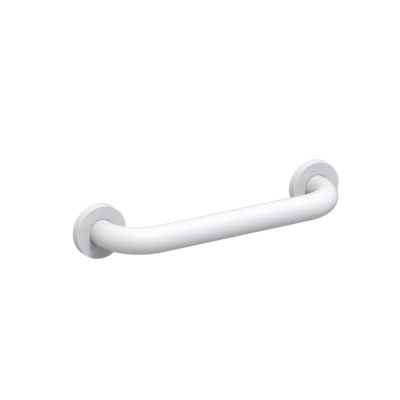 Barre d'appui droite en acier inoxydable blanc l.36 cm Glomma