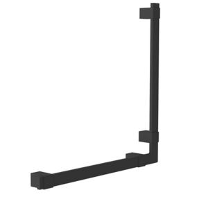 Barre d'appui noir 90 cm coudée Allibert Loft Game