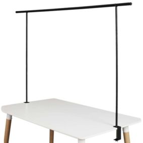 Barre de décoration de table ajustable intérieure/extérieure L. de 139 à 250 cm x H. 90 cm - Noir