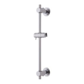 Support de pommeau de douche en métal - Réglable - Sans perçage - Pivotant  à 45 ° - Pour douchette et pommeau de douche - Argenté : :  Bricolage