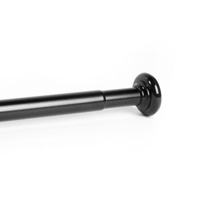 Barre de douche barre extensible en aluminium noir