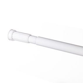 Barre de douche coloris blanc COOKE & LEWIS Nira 140/260 cm
