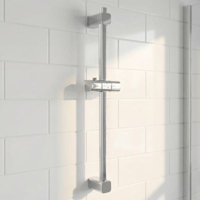 Barre de douche réglable chrome GoodHome Teesta