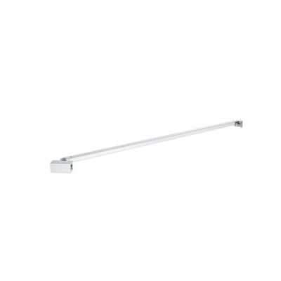 Barre De Support Réglable Pour Paroi De Douche - Acier Inoxydable Chromé 400-600 Mm - Pour Verre 8 à 12 Mm - 9
