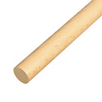 Barre de penderie Ø 2,8 cm x L. 100 cm Cime bois blanc