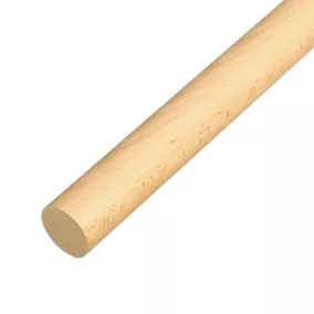 Barre de penderie Ø 2,8 cm x L. 100 cm Cime bois blanc