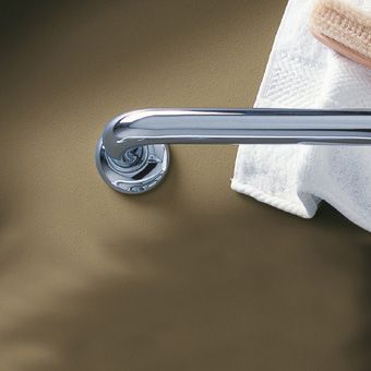 Barre de redressement en laiton chromé Godonnier 50 cm
