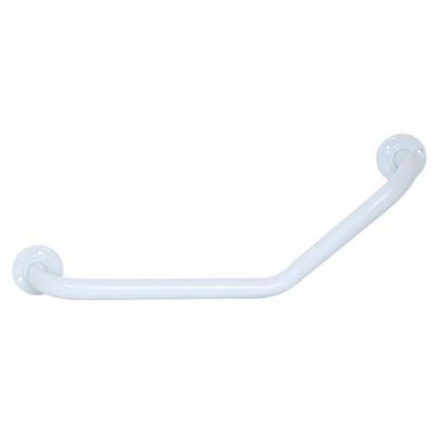 Barre de redressement ou d'appui coudée Acier 54x13,5x10cm Blanc MSV