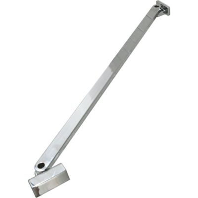 Barre De Renfort Pour Porte De Douche M-Home - Acier Inoxydable Chromé 50 Cm, Support Solide Pour Panneau Verre 6-10mm Sans Cadre