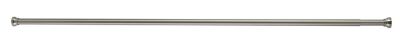 Barre de rideau de douche 125/220 cm, inox brossé, Spirella Kreta
