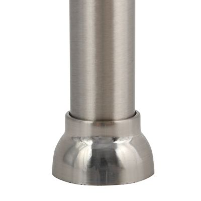 Barre de rideau de douche 125/220 cm, inox brossé, Spirella Kreta