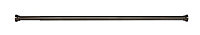 Barre de rideau de douche 125/220 cm, noir, Spirella Kreta