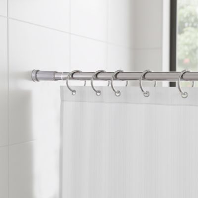 Barre de rideau de douche 140/260 cm, chromé, Cooke & Lewis Nira