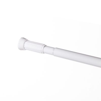 Barre de rideau de douche droite 110/200 cm, blanc, Cooke & Lewis Nira