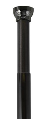 Barre de rideau de douche Spirella Kreta noir 75 - 125 cm