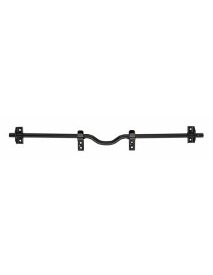 Barre de sécurité pour volet bois, acier, diamètre 18x800mm, zingué noir - THIRARD