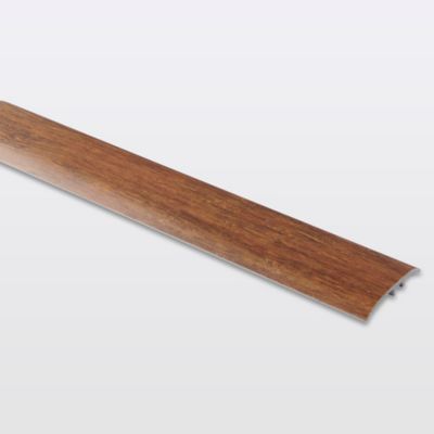 Barre de seuil en aluminium auto-adhésif, effet chêne brun GoodHome, décor 260, L.930 x l.37 mm