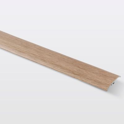 Barre de seuil en aluminium auto-adhésif, effet chêne GoodHome, décor 210, L.930 x l.37 mm