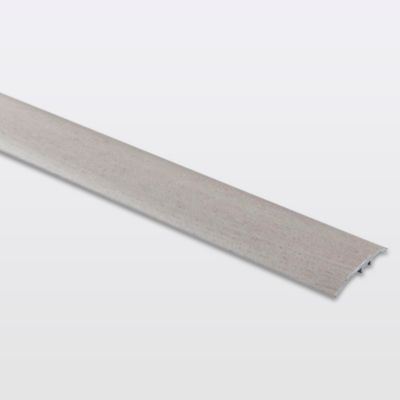 Barre de seuil en aluminium auto-adhésif,effet chêne grisé GoodHome, décor 130, L.930 x l.37 mm