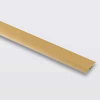 Barre de seuil en aluminium décor doré mat GoodHome 37 x 1 800 mm