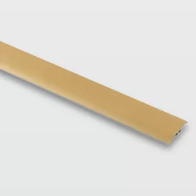 Barre de seuil en aluminium décor doré mat GoodHome 37 x 1 800 mm