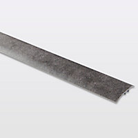 Barre de seuil en aluminium effet béton gris foncé GoodHome 37 x 930 mm DÉCOR 115