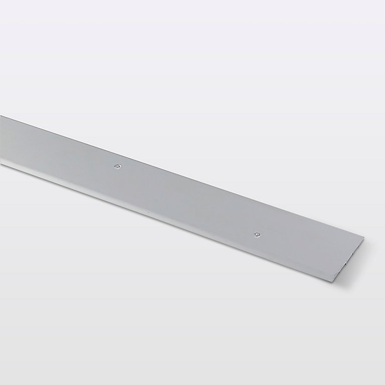 Profilé de transition / Bande de seuil / 80 mm Aluminium anodisé, centre foré couleur: bronze clair type: 350