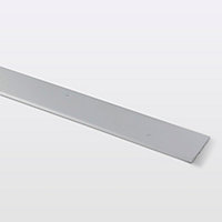 Barre de seuil extra-large en aluminium décor métal mat GoodHome 100 x 1 800 mm