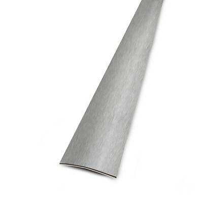 Barre de seuil extra-plat adhésif inox 30x166 cm