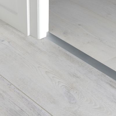 Barre de seuil extra-plate en aluminium décor métal mat GoodHome 35 x 1 800 mm
