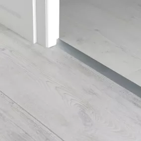 Barre de seuil extra-plate en aluminium décor métal mat GoodHome 35 x 930 mm