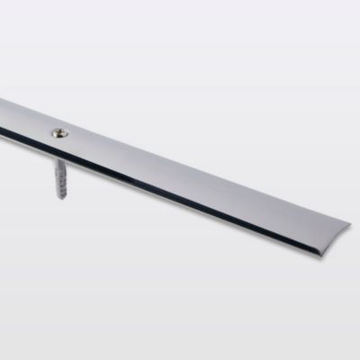 Barre de seuil finition chromé brillant 30 x 1 800 mm
