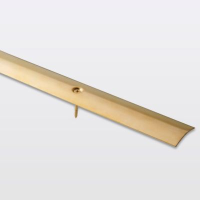 Barre de seuil finition laiton brillant 30 x 1 800 mm