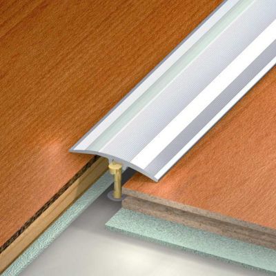 barre de seuil multi niveaux en aluminium coloris alu naturel strie 4 1x270 cm castorama