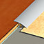 Barre de seuil multi niveaux en aluminium, coloris naturel 4,1x270 cm