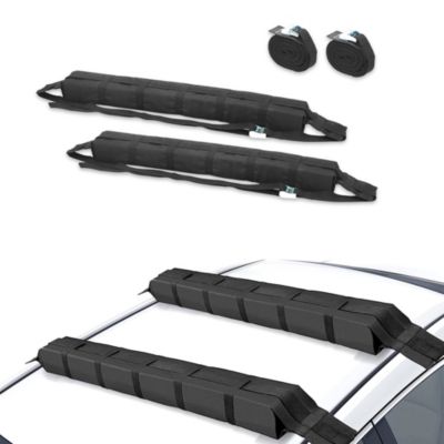 Barre de toit - Galerie d'Appoint Universelle - Charge max 75 kg - 2 sangles