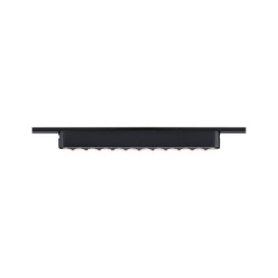 Barre lumineuse LED noir effet brossé L.25,7 cm 1150 lm pour rail magnétique 11,5 W Paulmann Veya