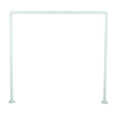 Barre tringle pour rideau de douche d'angle modulable à  fixer en Alu 80x80x80cm Blanc MSV