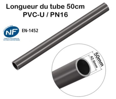 barre-tuyau-rigide-tube-pvc-pression-pn16-50mm-longueur-50cm-diam-tre