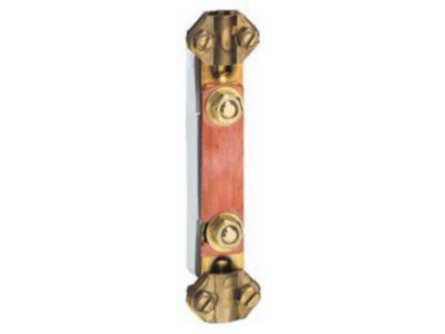 Barrette de terre basse Zenitech câbles Ø 10 à 35 mm²