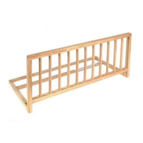 Barrière de Lit Bois Nature120 CM - Sécurité pour Bébé