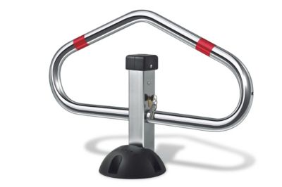 Barriére de parking premium Rabattable, a clef, 1 pied Cœur Inversé